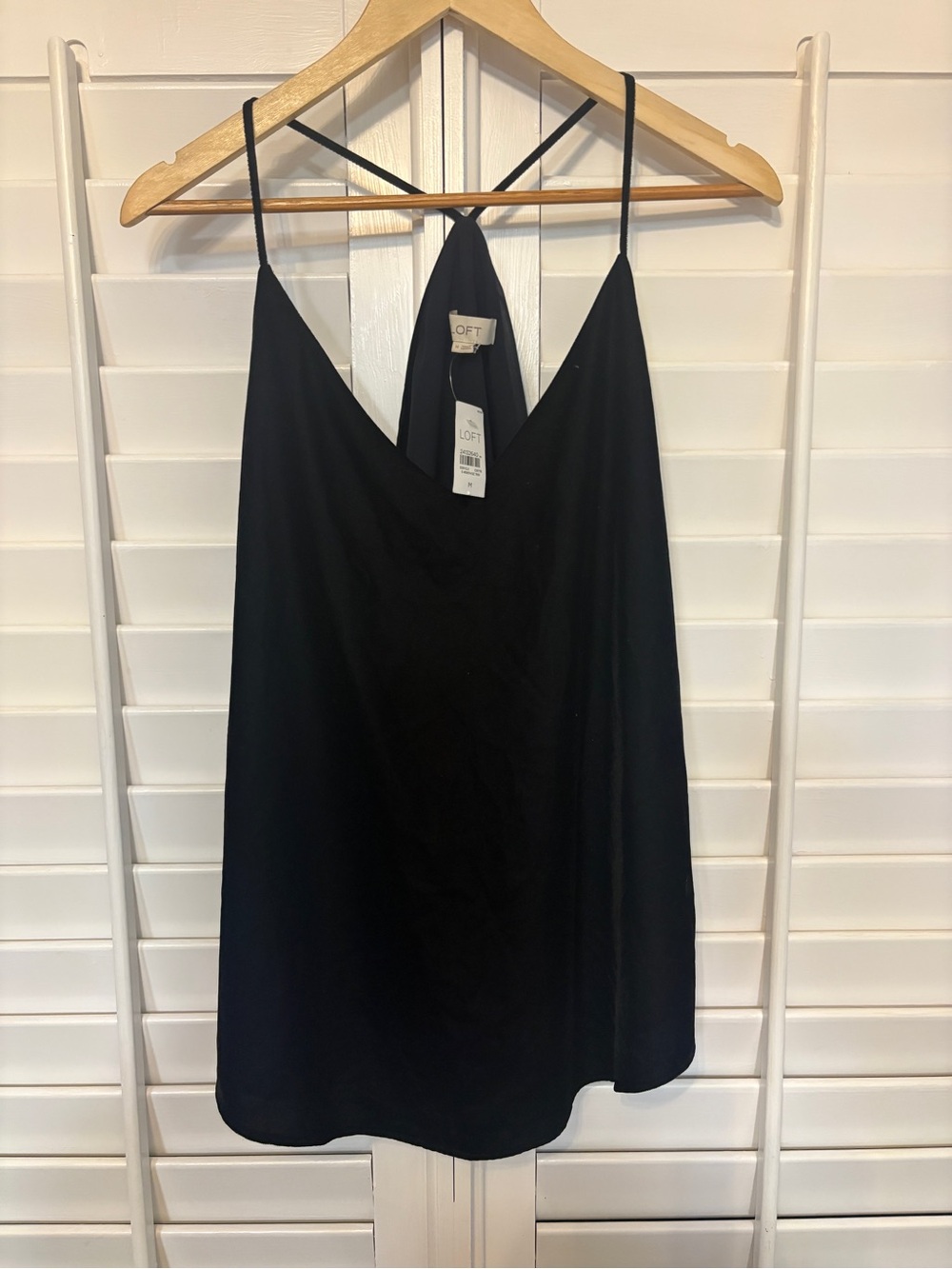 Loft Black Velvet‎ Cami Size Medium